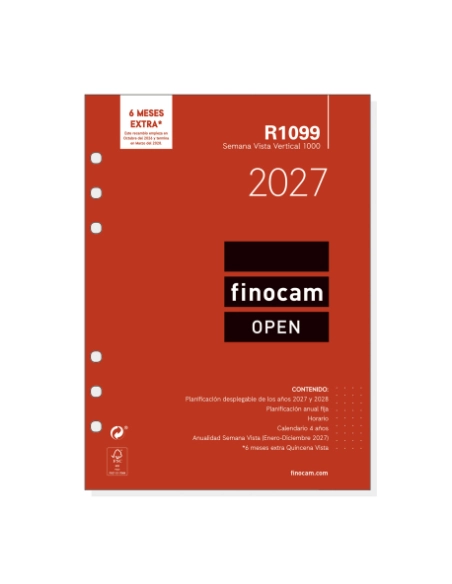 Recambio agenda 2027 finocam R1099