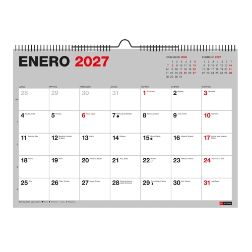 Calendario 2027 pared Miquel Rius