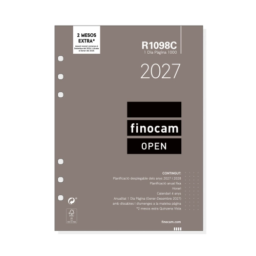 Recambio finocam 2027 Catalán